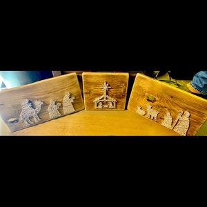 Nativity Scene String Art